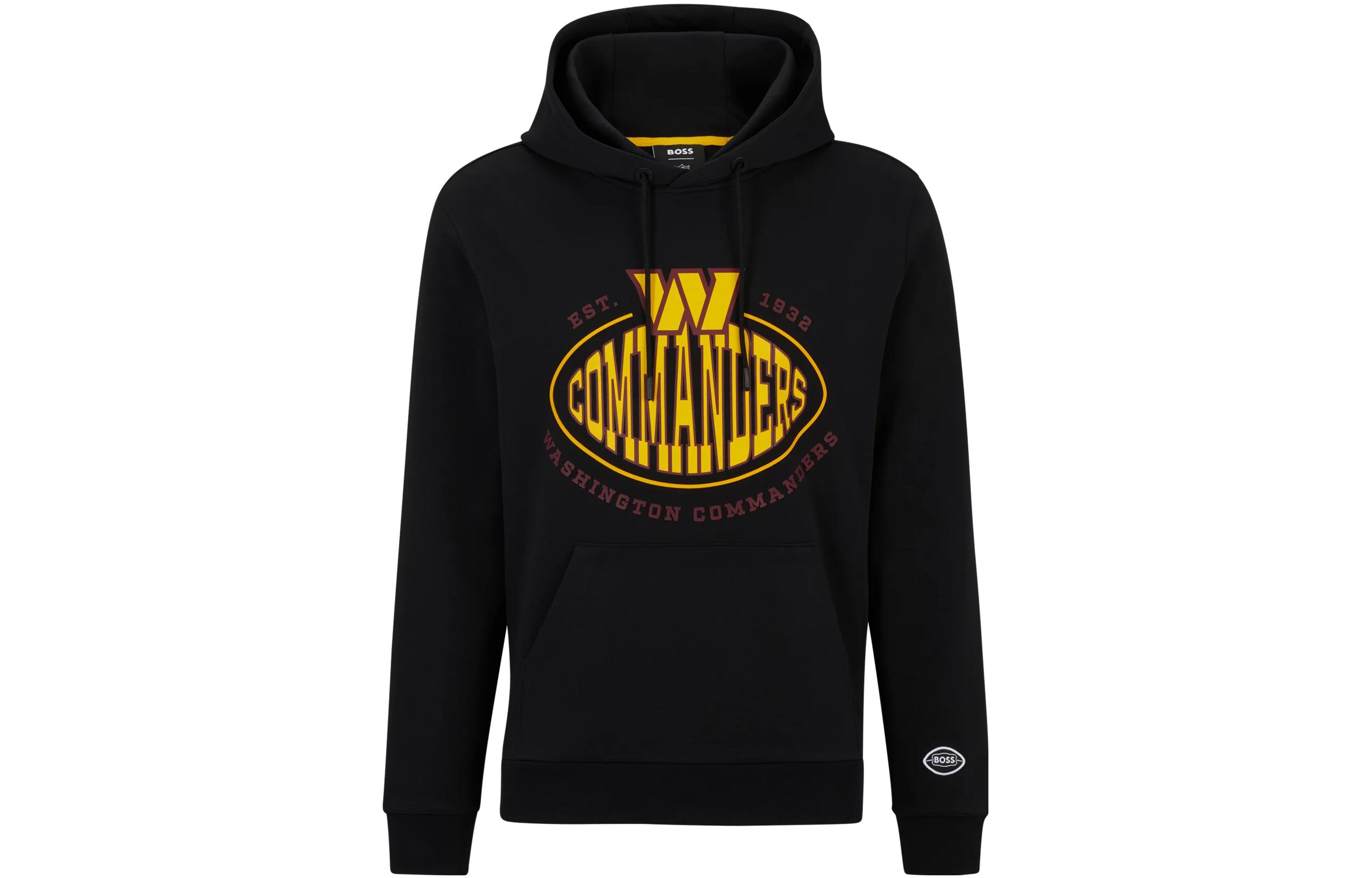 HUGO BOSS Black Hoodie with Letter Print Design 50504598-005 圖 2