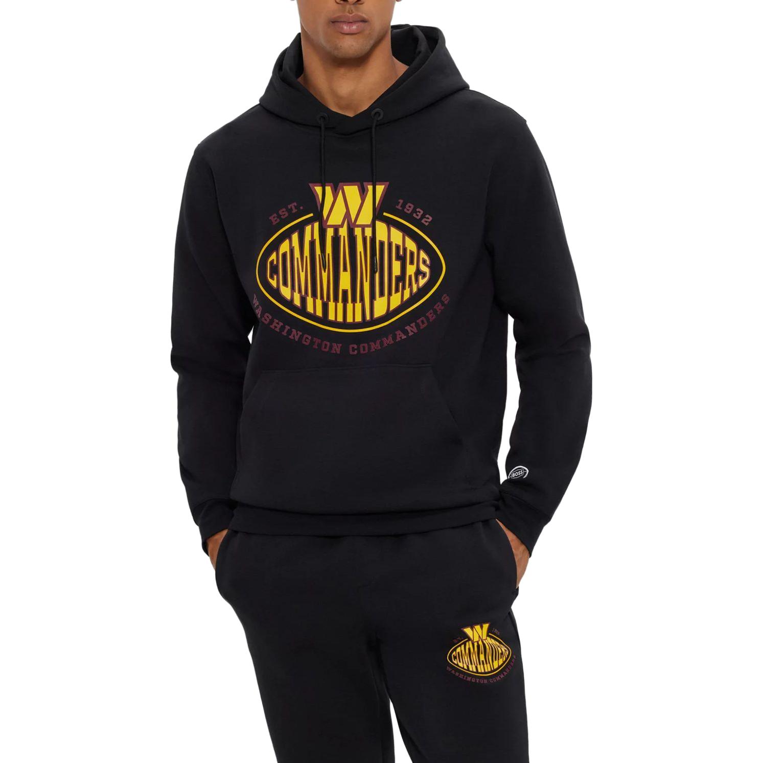 HUGO BOSS Black Hoodie with Letter Print Design 50504598-005 圖 3