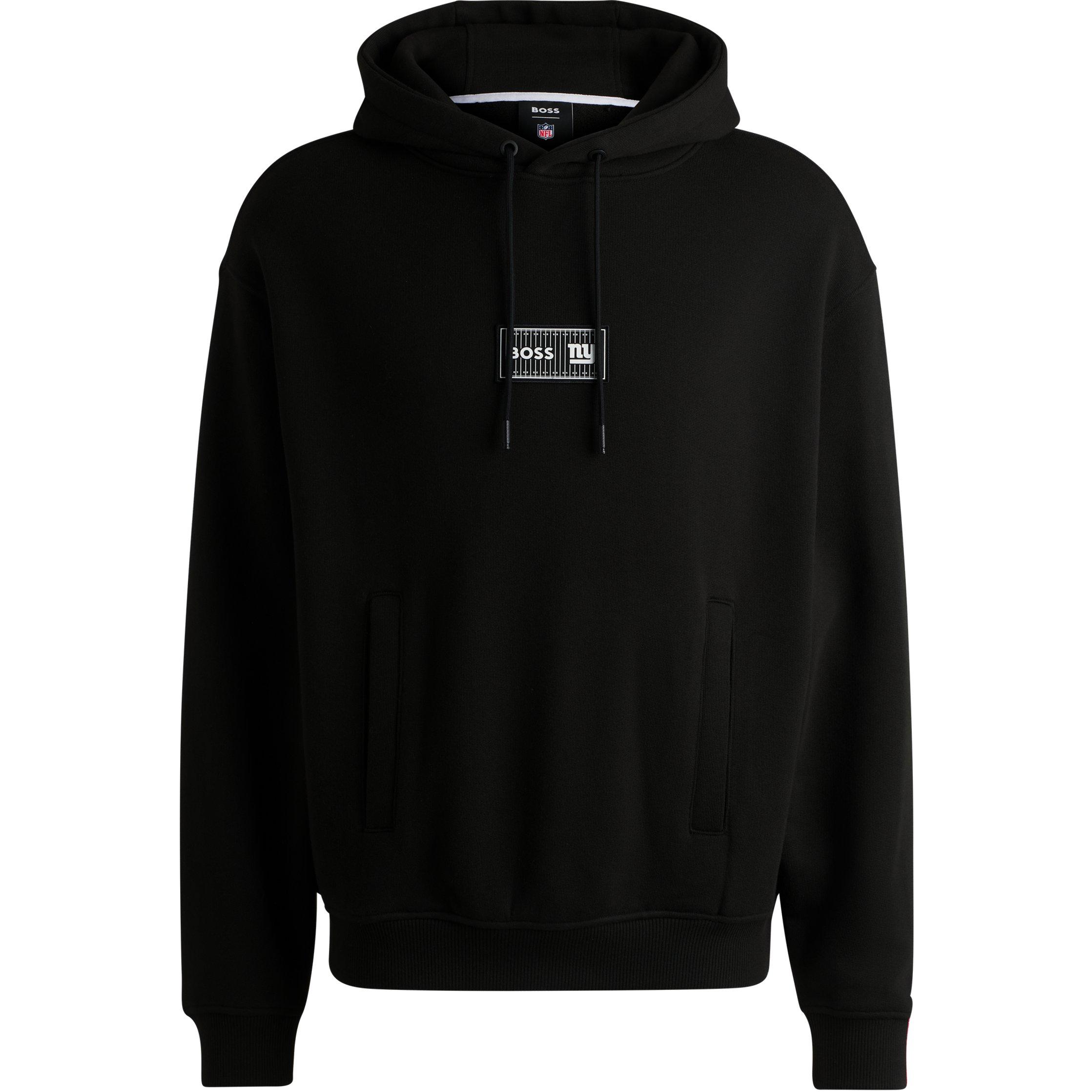 HUGO BOSS Black Hoodie with Logo Design 50523231-002