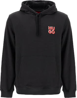 雨果博斯黑色连帽衫带标志印花设计 50520159-001 Order 雨果博斯黑色连帽衫带标志印花设计 50520159-001
