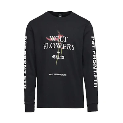HUGO BOSS Black Letter Print Crewneck Sweatshirt 50460609-001