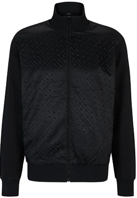 HUGO BOSS 黑色字母印花立領長袖外套 50494081-001 Order HUGO BOSS 黑色字母印花立領長袖外套 50494081-001