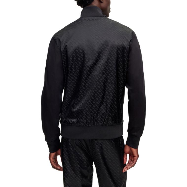 Purchase HUGO BOSS 黑色字母印花立領長袖外套 50494081-001