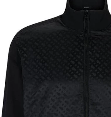 HUGO BOSS 黑色字母印花立領長袖外套 50494081-001 Sizing HUGO BOSS 黑色字母印花立領長袖外套 50494081-001