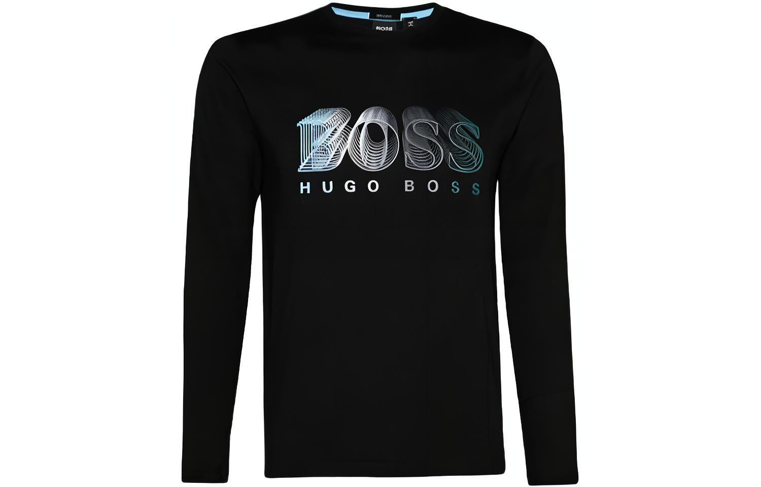 HUGO BOSS Black Letter Printed T-Shirt Sweatshirt 50399931-001