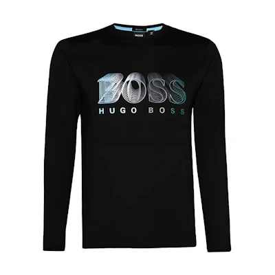 HUGO BOSS Black Letter Printed T-Shirt Sweatshirt 50399931-001