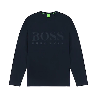 HUGO BOSS Black Logo Crewneck Relaxed Fit Sweatshirt 1011034001-410