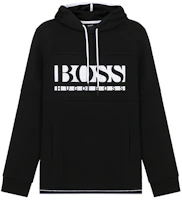 HUGO BOSS Black Logo Embroidered Casual Sweatshirt 50451159-001 HUGO BOSS Black Logo Embroidered Casual Sweatshirt 50451159-001