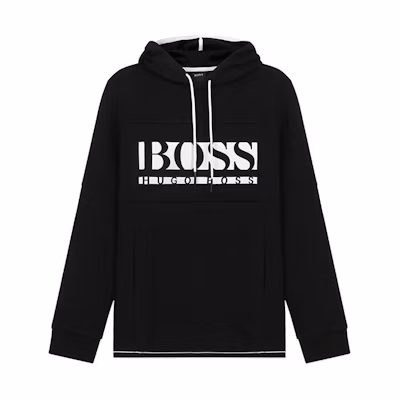 HUGO BOSS Black Logo Embroidered Casual Sweatshirt 50451159-001