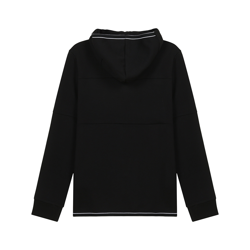 Lookbook HUGO BOSS Baju Peluh Kasual Hitam Logo Sulaman 50451159-001