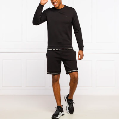 HUGO BOSS 黑色刺繡徽標休閒套頭衫 50452472-001 Details for HUGO BOSS 黑色刺繡徽標休閒套頭衫 50452472-001