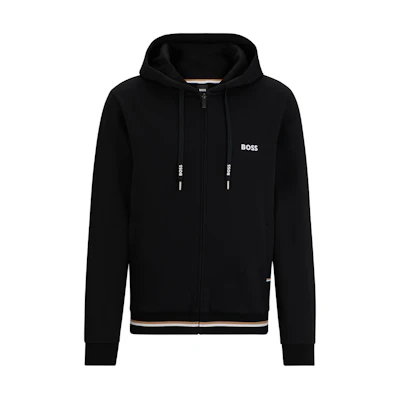HUGO BOSS Black Logo Hooded Long Sleeve Jacket 50515185-001
