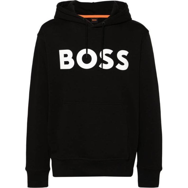 HUGO BOSS Black Logo Print Long-Sleeve Pullover Hoodie 50523074-001 圖 2