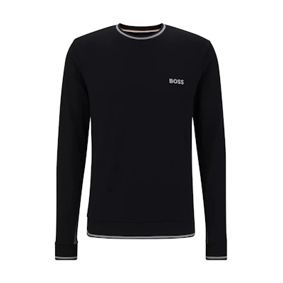 HUGO BOSS Black Logo Printed Crewneck Sweatshirt 50496765-001