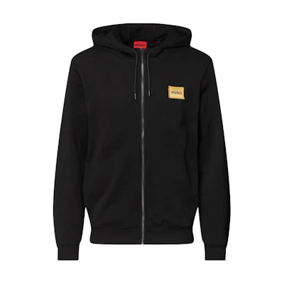 HUGO BOSS Black Logo Zip-Up Hoodie 50484720-001