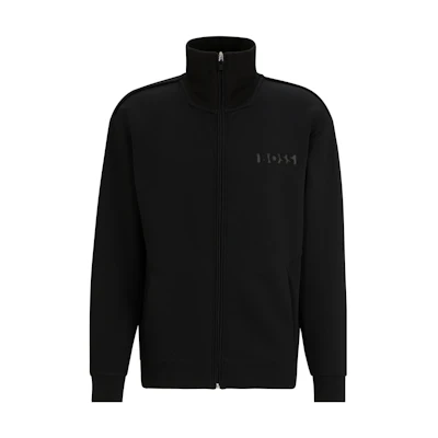 HUGO BOSS Black Logo Zip-Up Relaxed Fit Track Jacket 50499038-001