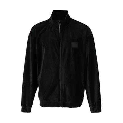 HUGO BOSS Black Long-Sleeve Jacket with Solid Logo Design 50498290-001