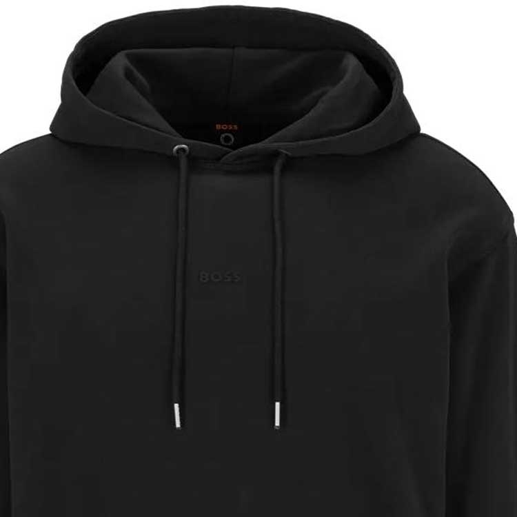 HUGO BOSS Black Pullover Hoodie with Solid Letter Design 50472411-001 圖 7