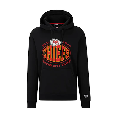 HUGO BOSS Black Pullover Sweatshirt with Logo Print 50504598-008