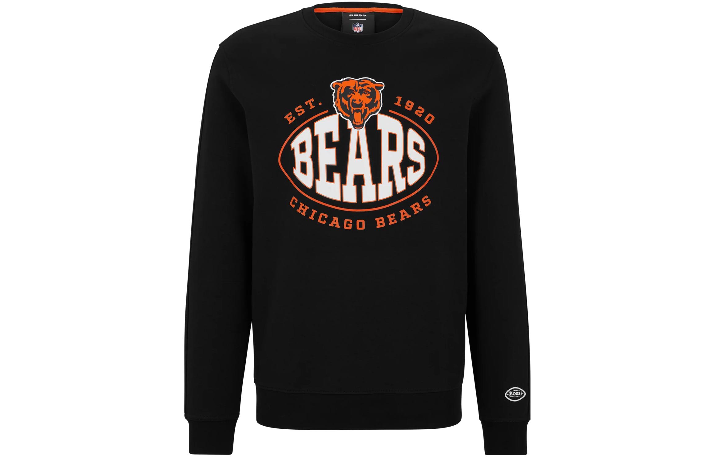 HUGO BOSS Black Relaxed Fit Logo Crewneck Sweatshirt 50504600-010