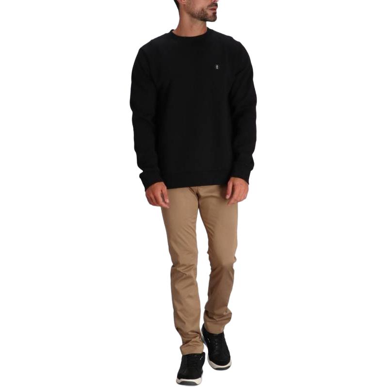 Lookbook HUGO BOSS 黑色純色圓領長袖休閒衫 50520302-001