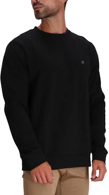 HUGO BOSS 黑色純色圓領長袖休閒衫 50520302-001 Shop HUGO BOSS 黑色純色圓領長袖休閒衫 50520302-001