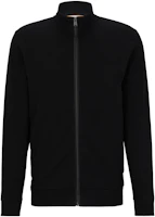 Order HUGO BOSS 黑色素面拉鍊外套 50490955-001