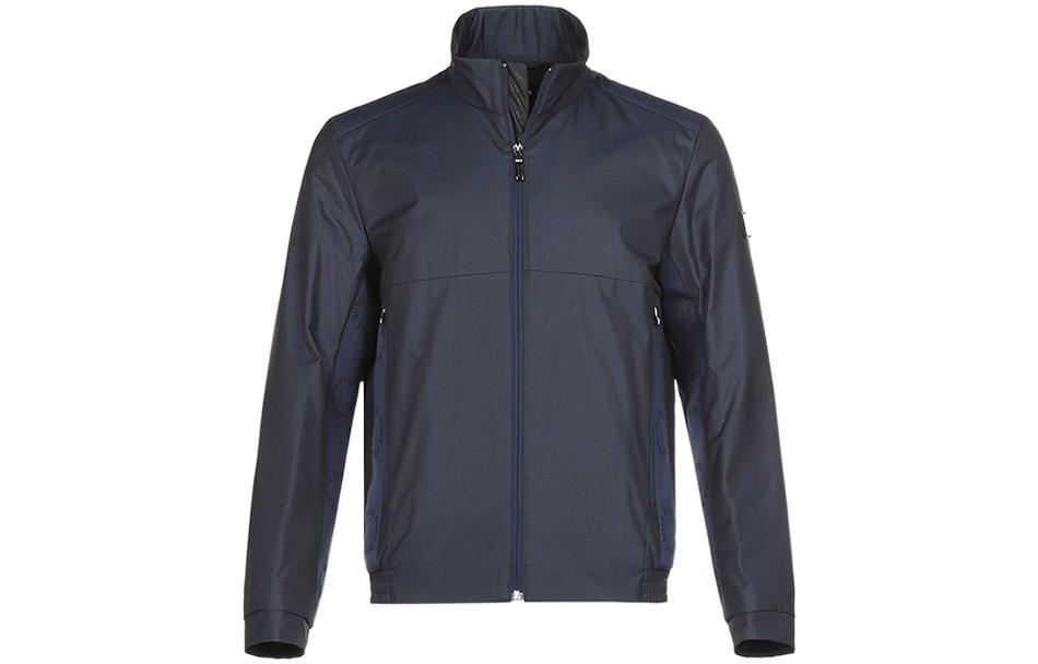 HUGO BOSS Black Solid High-Neck Long-Sleeve Jacket 50455399-001