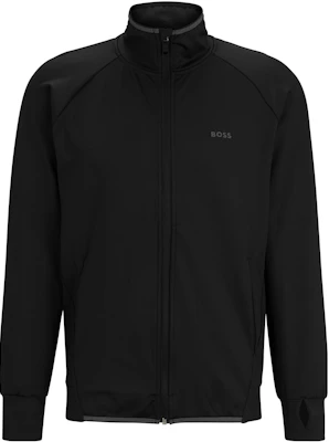 HUGO BOSS 黑色高領拉鍊長袖休閒外套 50494551-001 Buy HUGO BOSS 黑色高領拉鍊長袖休閒外套 50494551-001