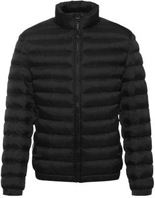 Chaqueta HUGO BOSS Negra con Logo Sólido y Cuello Mock 50456958-001 Buy Chaqueta HUGO BOSS Negra con Logo Sólido y Cuello Mock 50456958-001