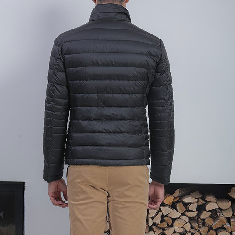 HUGO BOSS Black Solid Zip-Up Down Jacket Long Sleeve Short 50385430-001 圖 5