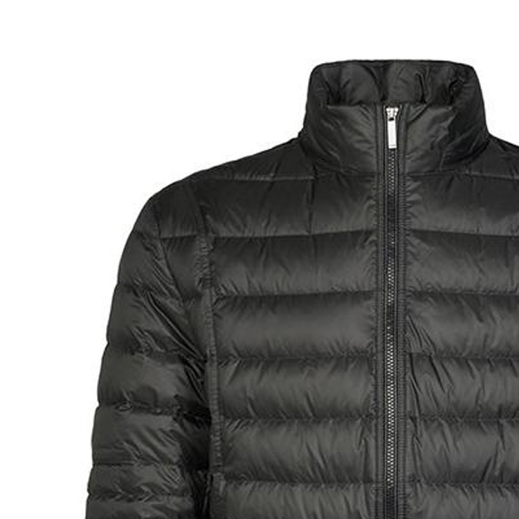 HUGO BOSS Black Solid Zip-Up Down Jacket Long Sleeve Short 50385430-001 圖 7