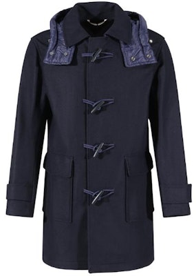 HUGO BOSS 黑色 SS24 海軍藍中長版外套附可拆式帽子。 50502283-402 Buy HUGO BOSS 黑色 SS24 海軍藍中長版外套附可拆式帽子。 50502283-402