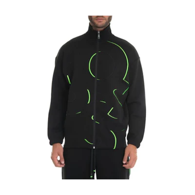 HUGO BOSS Black Stand Collar Zip-Up Long Sleeve Jacket 50476450-001