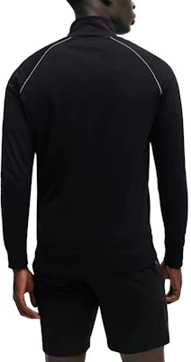 HUGO BOSS 黑色彈性棉質拉鍊外套 帶有標誌細節 50515366-001 Purchase HUGO BOSS 黑色彈性棉質拉鍊外套 帶有標誌細節 50515366-001