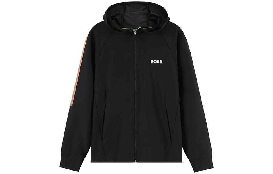 HUGO BOSS Black Sweatshirt with Striped Trim Detailing 50490646-001 圖 2