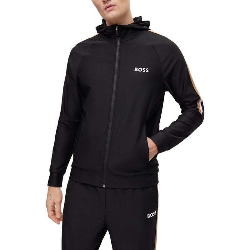 HUGO BOSS Black Sweatshirt with Striped Trim Detailing 50490646-001 圖 5