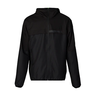 HUGO BOSS Black Zip-Up Hoodie Jacket with Logo Design 50523922-001