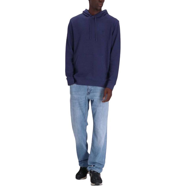 HUGO BOSS Blue Pullover Solid Hoodie Long Sleeve Sweater 50468445-418 圖 8