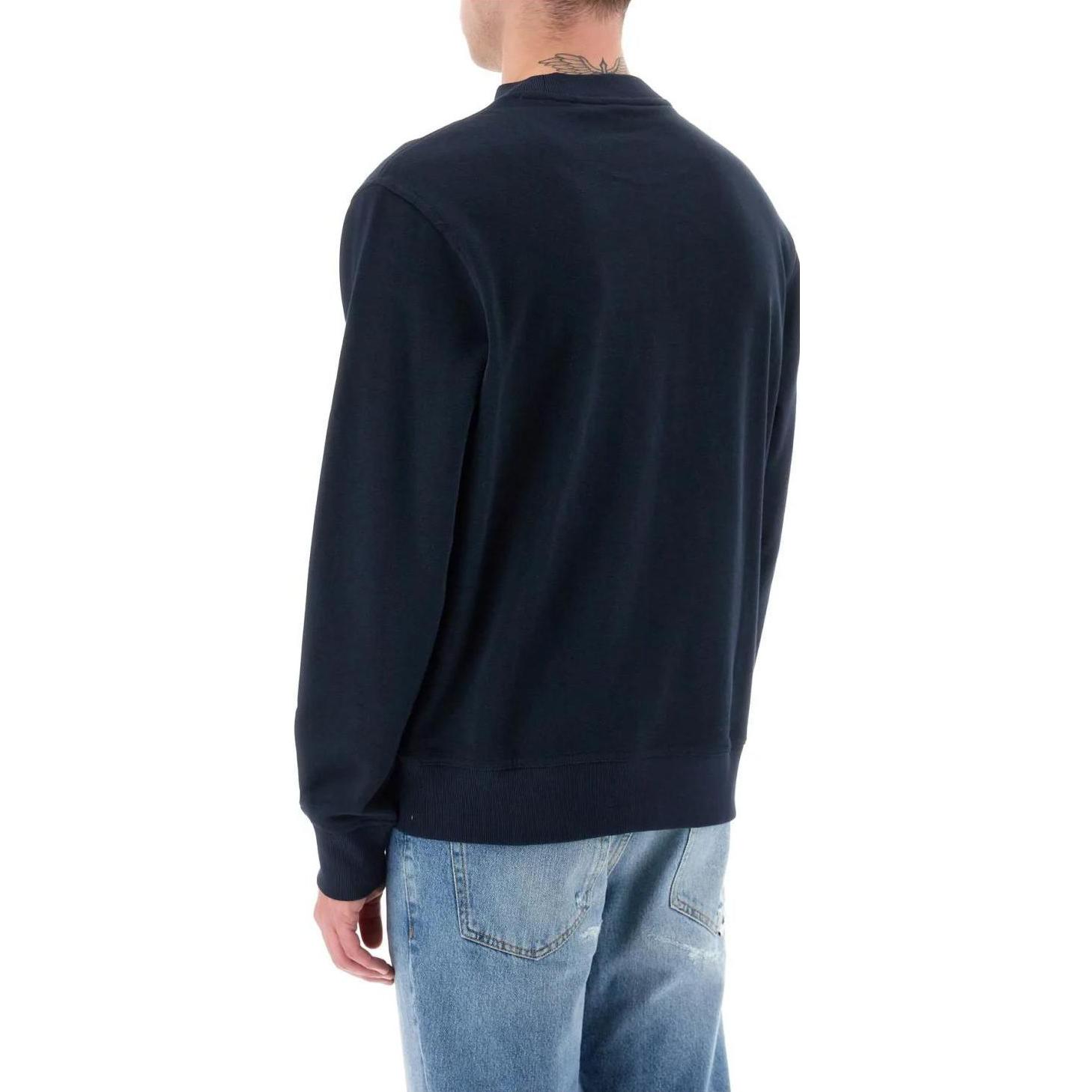 HUGO BOSS Blue Sweatshirt with Letter Print 50496642-404 圖 5