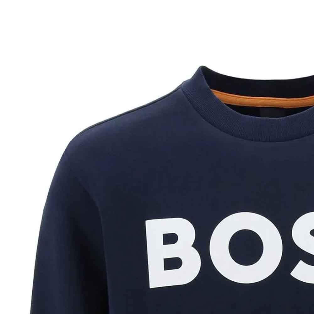 HUGO BOSS Blue Sweatshirt with Letter Print 50496642-404 圖 7