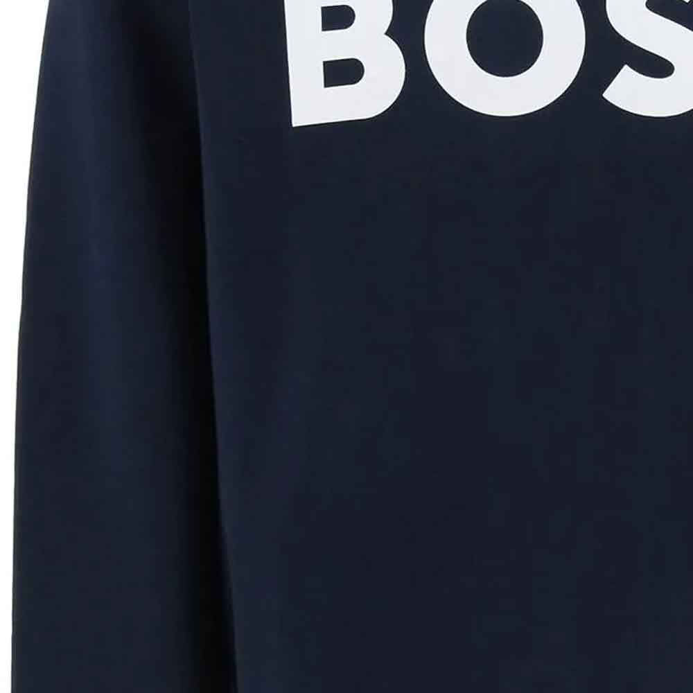 HUGO BOSS Blue Sweatshirt with Letter Print 50496642-404 圖 8