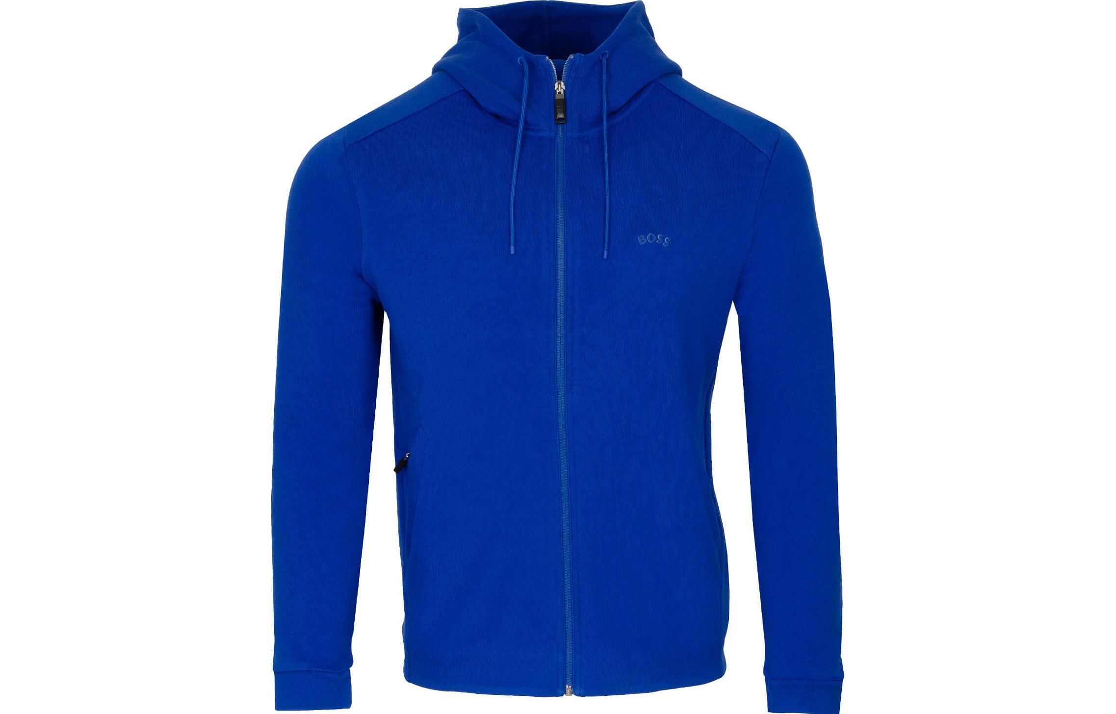 HUGO BOSS Blue Zip-Up Sweatshirt 50469104-424
