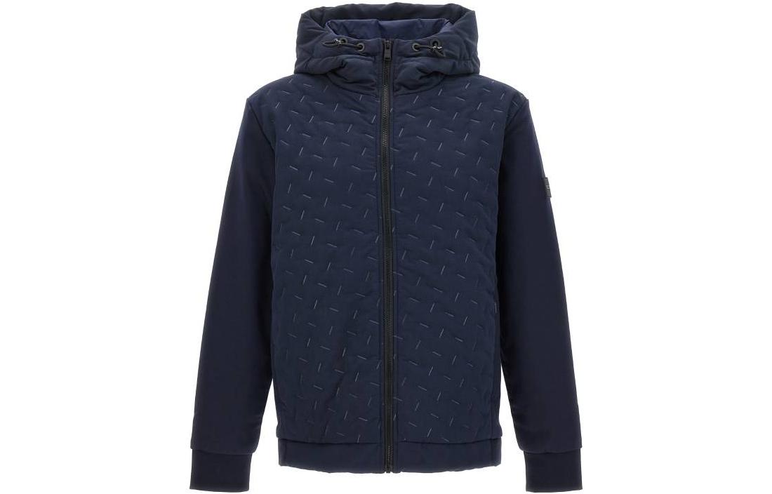 Hugo Boss BOSS  Blue Cotton Jacket with Zipper Pockets and Long Sleeves. 50494276404 圖 2