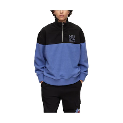 HUGO BOSS Casual Colorblock Sweatshirt Blue/Black 50482858-513