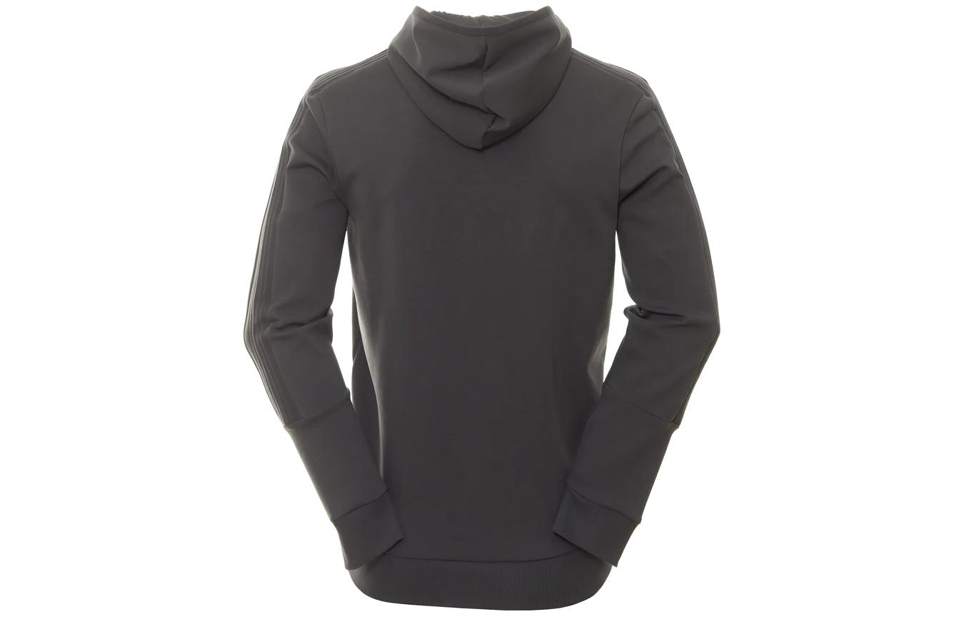 Lookbook 雨果博斯 休闲字母印花连帽衫 深灰色长袖 50493503-027