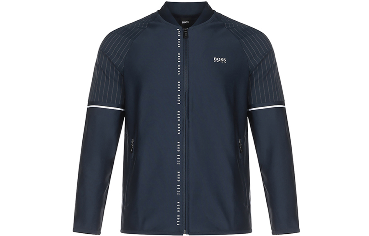 HUGO BOSS Casual Navy Blue Long-Sleeve Jacket 50431013-410