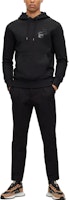 Lookbook HUGO BOSS 男士黑色休閒印花圓領衛衣 50499925-001