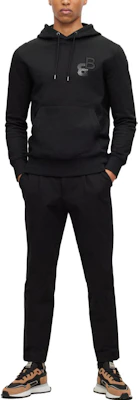 HUGO BOSS Casual Printed Pullover Crewneck Sweatshirt Men’s Black 50499925-001 Lookbook HUGO BOSS Casual Printed Pullover Crewneck Sweatshirt Men’s Black 50499925-001