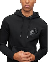 Purchase HUGO BOSS 男士黑色休閒印花圓領衛衣 50499925-001